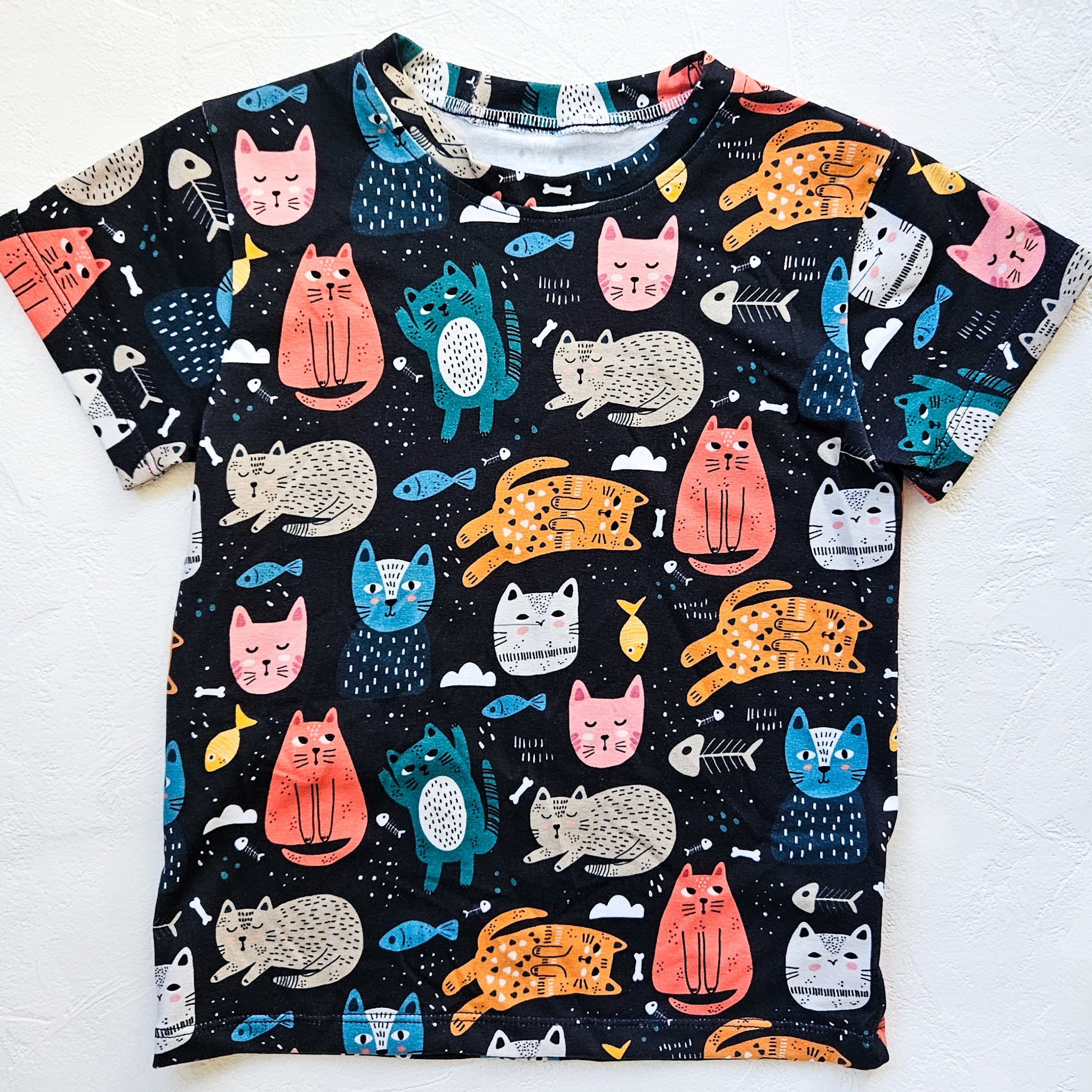 Navy Cat Tee