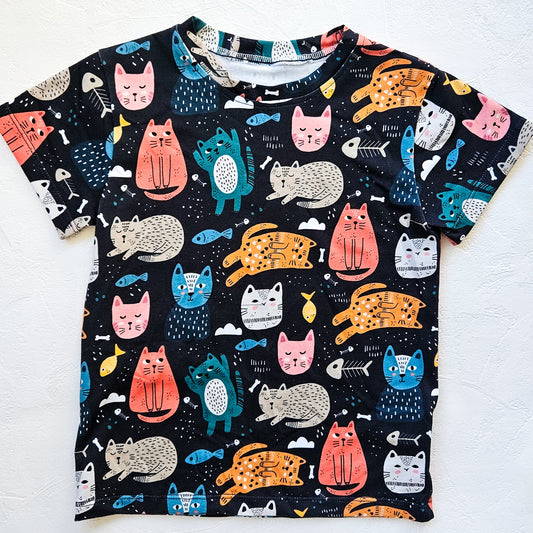 Navy Cat Tee