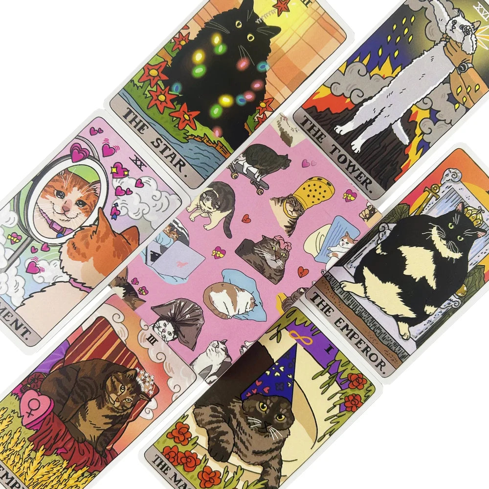 Cat Meme Tarot Deck Cards - 22 Major Arcana
