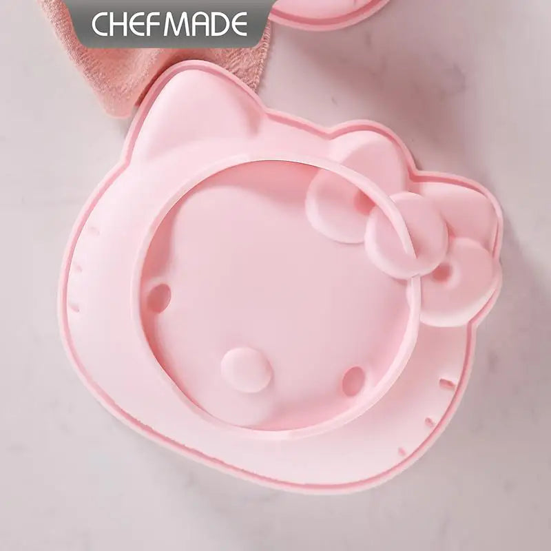 HelloKitty Silicone Round Cake Baking Mould, 4/6/8inch CHEFMADE Cake Pan for Cakes, Cheesecakes & Breads, Baking Supplie