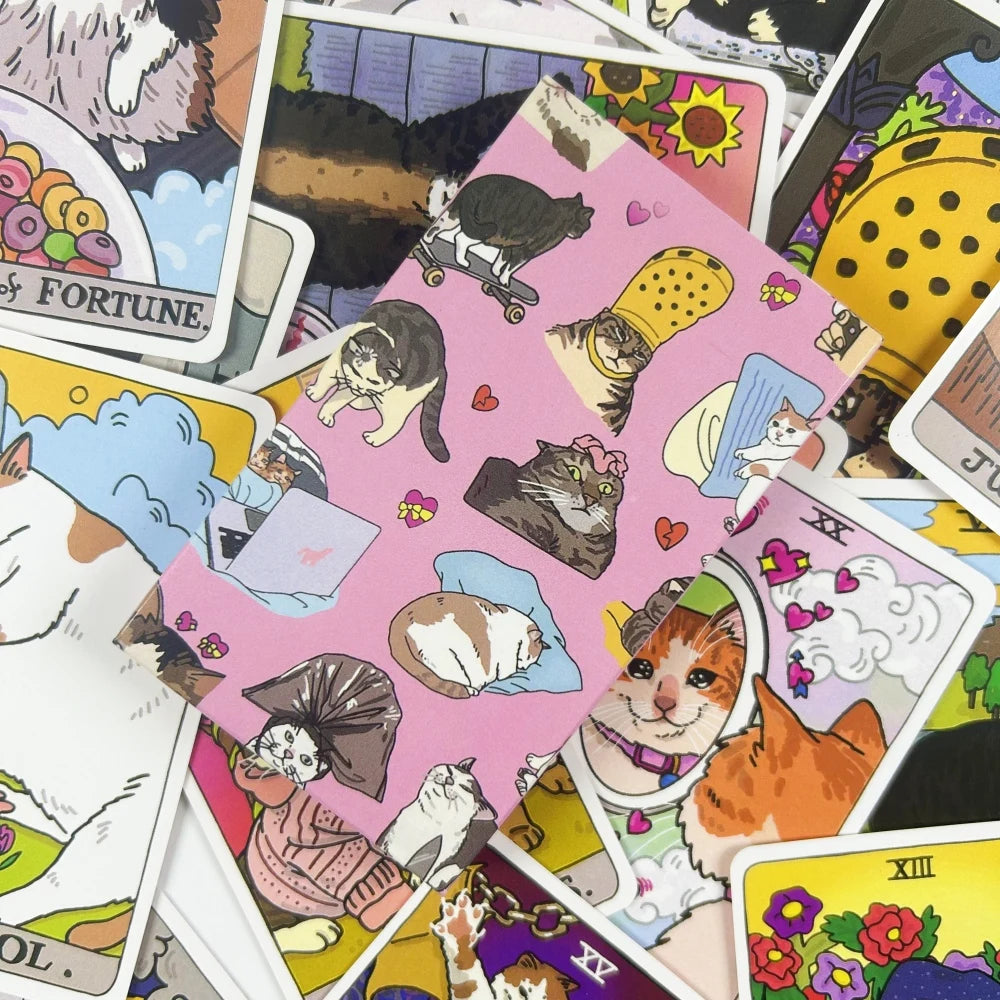 Cat Meme Tarot Deck Cards - 22 Major Arcana
