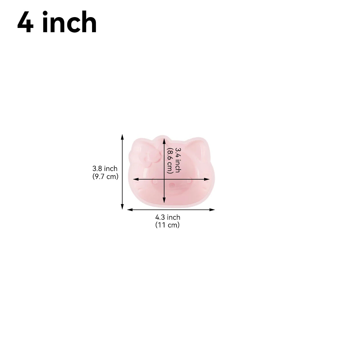 HelloKitty Silicone Round Cake Baking Mould, 4/6/8inch CHEFMADE Cake Pan for Cakes, Cheesecakes & Breads, Baking Supplie