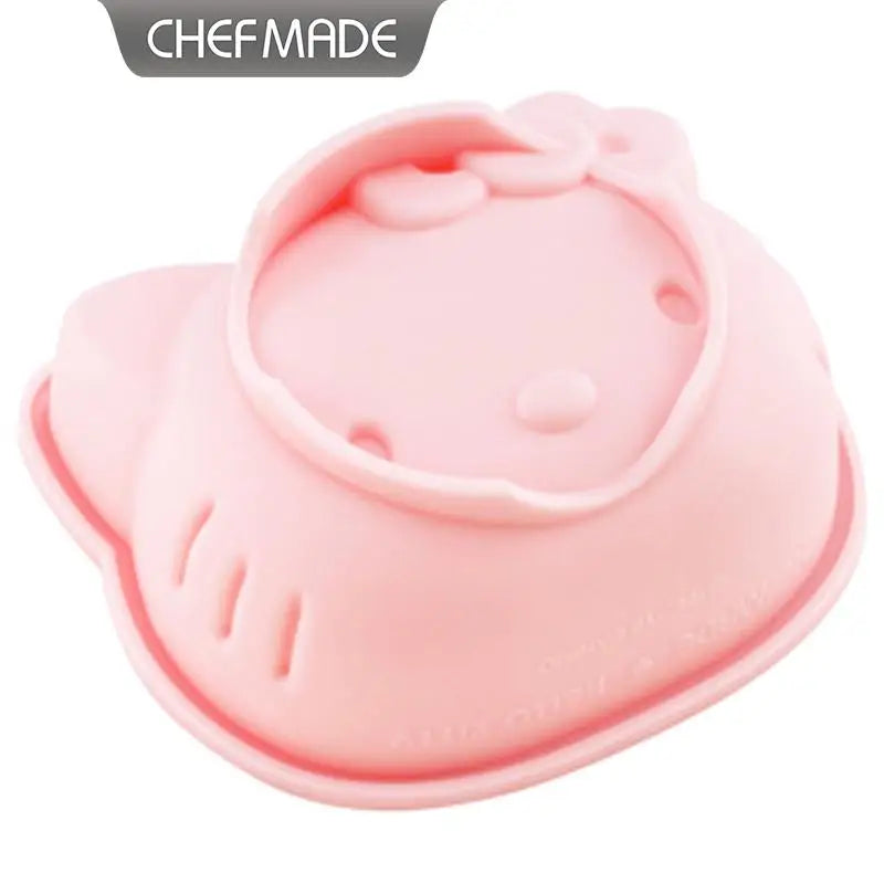 HelloKitty Silicone Round Cake Baking Mould, 4/6/8inch CHEFMADE Cake Pan for Cakes, Cheesecakes & Breads, Baking Supplie