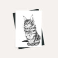 Adorable Cat - greeting card
