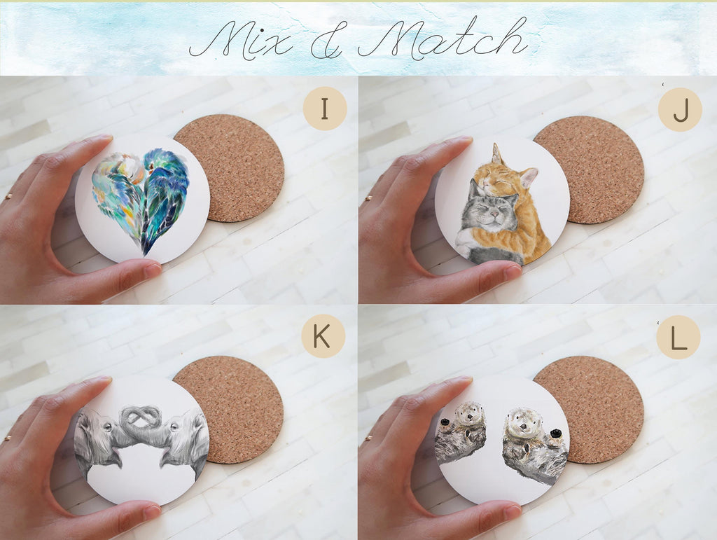Gray Tabby Cat Coaster