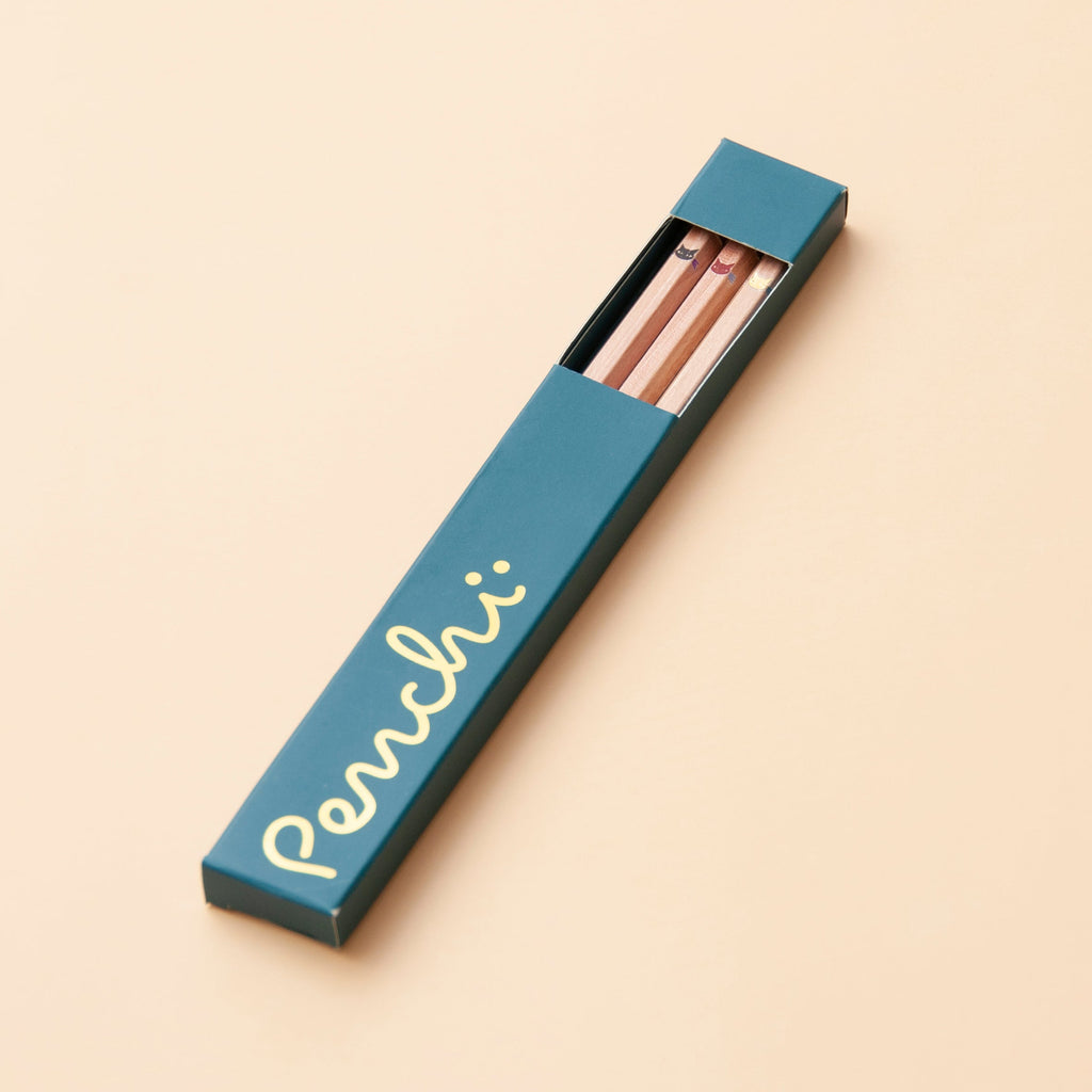 Mr. Whiskers Pencil Set